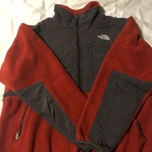 North Face full zip large fleece jacket.